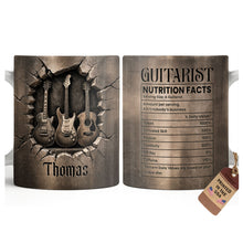 Load image into Gallery viewer, Personalized Music Mug Custom Gift for Guitar Lovers Dad
