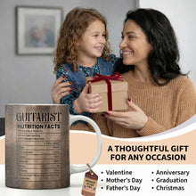 Load image into Gallery viewer, Personalized Music Mug Custom Gift for Guitar Lovers Dad

