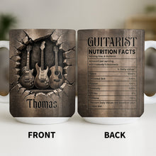 Load image into Gallery viewer, Personalized Music Mug Custom Gift for Guitar Lovers Dad
