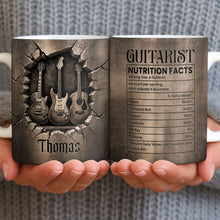 Load image into Gallery viewer, Personalized Music Mug Custom Gift for Guitar Lovers Dad
