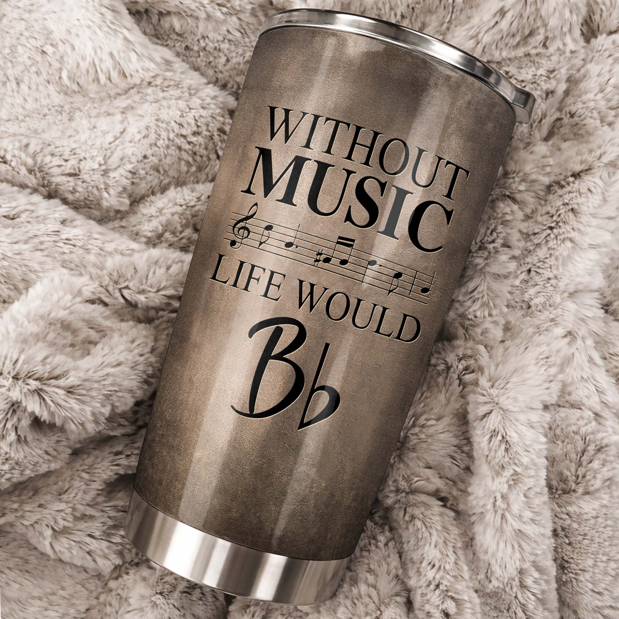 Personalized Music Tumbler Custom Name Gift for Dad 20oz 30oz