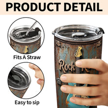Load image into Gallery viewer, Personalized Stainless Steel Tumbler Custom Music Gift for Dad
