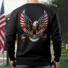 Load image into Gallery viewer, Personalized Patriotic Eagle T-Shirt Proud to Be American Gift
