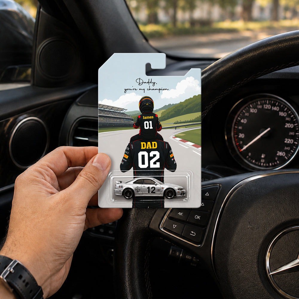 Personalized Hot Wheels Gift for Dad - Father's Day Champion