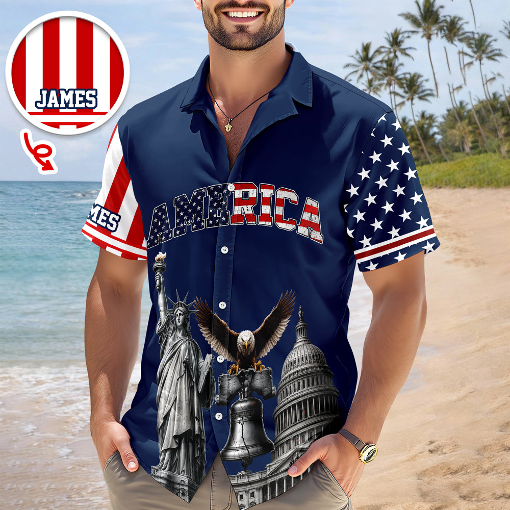 Personalized Hawaiian Shirt We The People 250 Years Gift