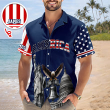 Load image into Gallery viewer, Personalized Hawaiian Shirt We The People 250 Years Gift
