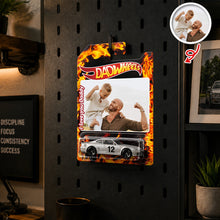 Load image into Gallery viewer, Personalized Hot Wheels Packaging Custom Photo Gift for Dad
