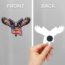 Load image into Gallery viewer, Personalized Acrylic Eagle Cross Magnet Christian Gift for Family
