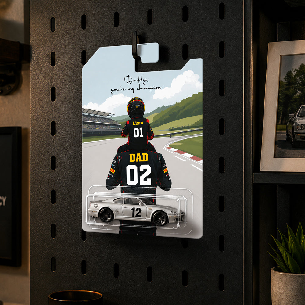Personalized Hot Wheels Gift for Dad - Father's Day Champion