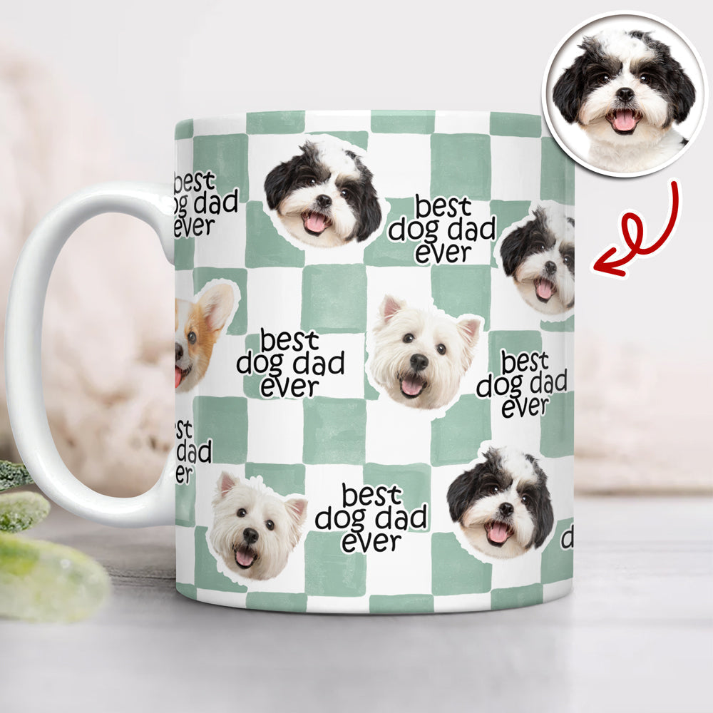 Custom Pet Photo Mug Gift for Dog Dad Mom Personalized