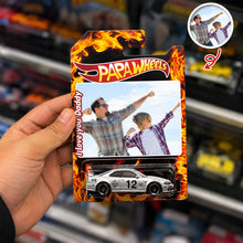 Load image into Gallery viewer, Personalized Hot Wheels Packaging Custom Photo Gift for Dad
