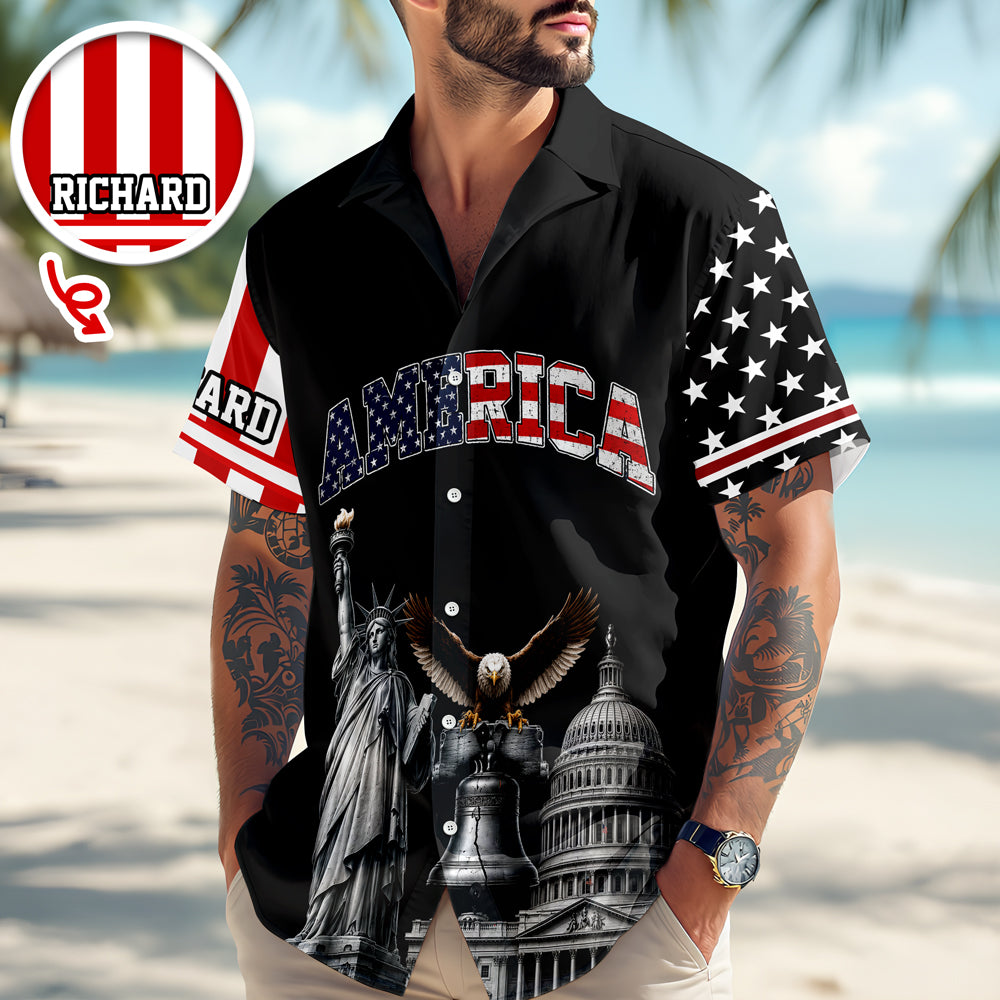 Personalized Hawaiian Shirt We The People 250 Years Gift