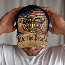 Load image into Gallery viewer, Personalized USA 250th Anniversary Classic Cap Gift for Dad
