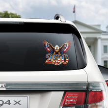Load image into Gallery viewer, 250th Anniversary American Eagle Car Window Decal Sticker
