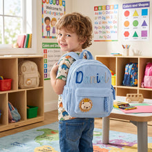 Load image into Gallery viewer, Personalized Corduroy Backpack for Kids - Custom Name Gift

