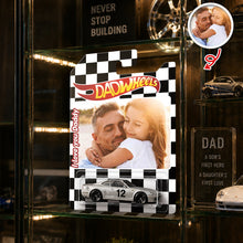Load image into Gallery viewer, Personalized Hot Wheels Packaging Custom Photo Gift for Dad
