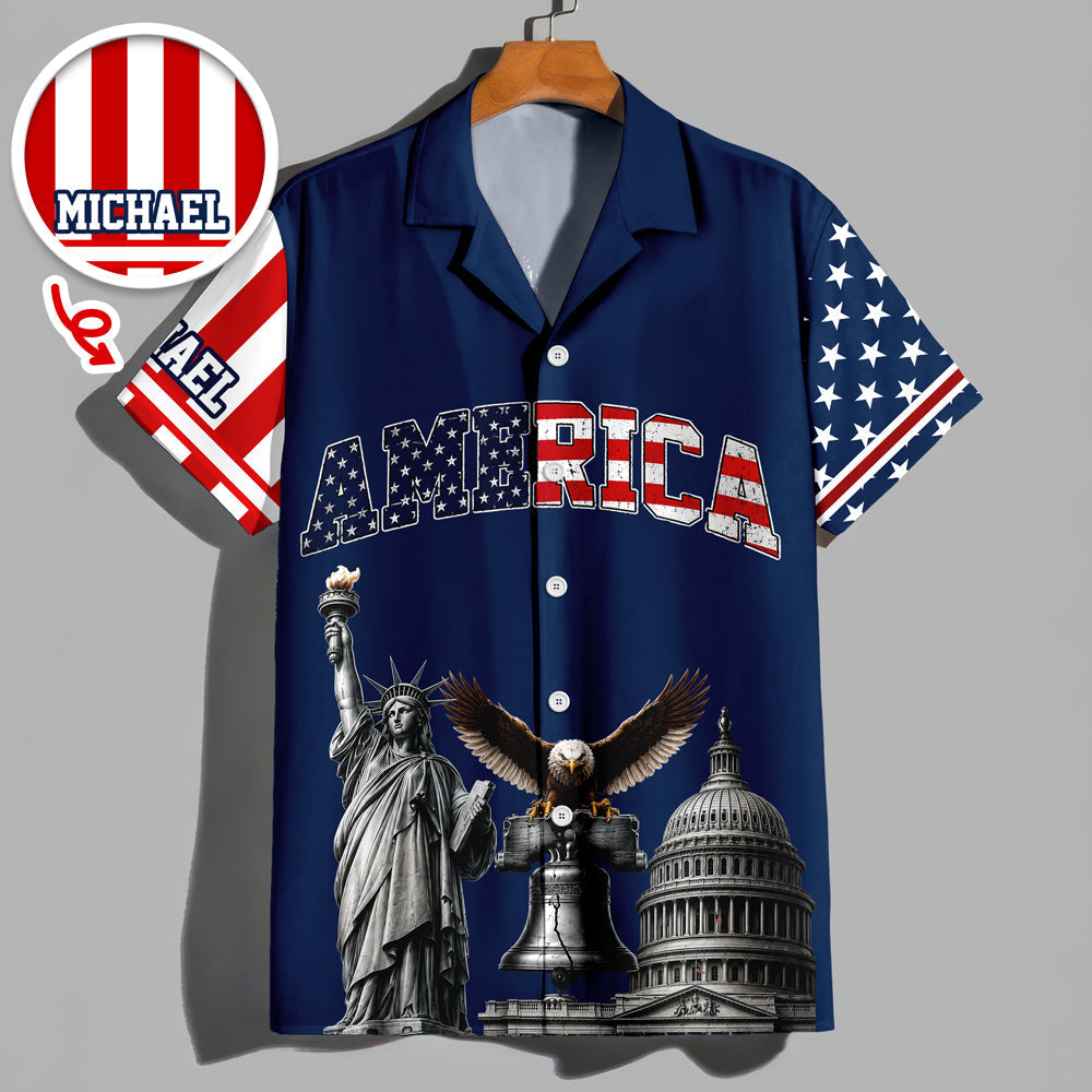 Personalized Hawaiian Shirt We The People 250 Years Gift