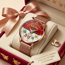 Load image into Gallery viewer, Personalized Pokémon Women's Hand Watch Custom Name Gift for Her
