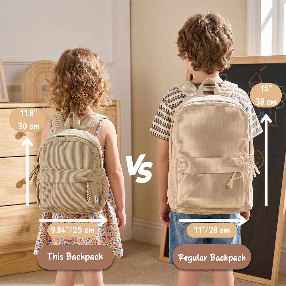Personalized Corduroy Backpack for Kids - Custom Name Gift