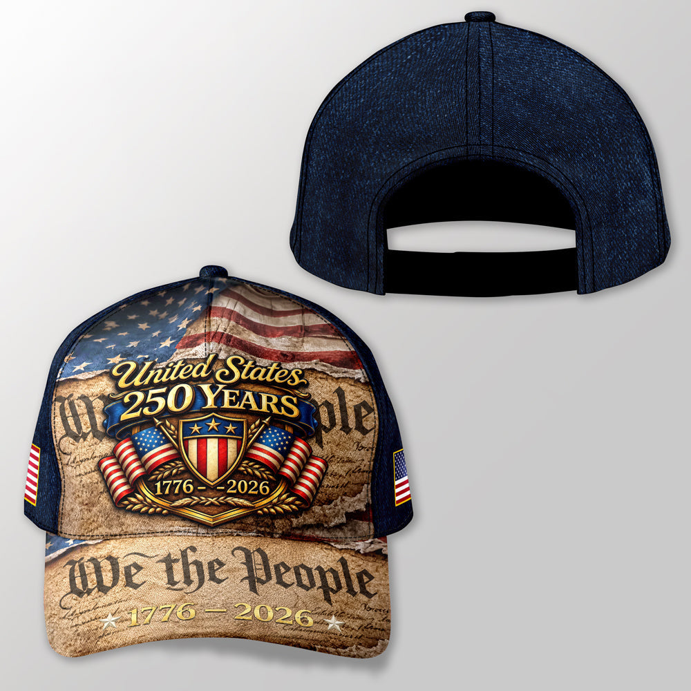 Personalized USA 250th Anniversary Classic Cap Gift for Dad