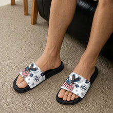 Load image into Gallery viewer, Personalized Eagle Slide Sandals Custom Photo Gift for Family
