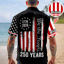 Load image into Gallery viewer, Personalized Hawaiian Shirt We The People 250 Years Gift
