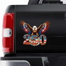 Load image into Gallery viewer, 250th Anniversary American Eagle Car Window Decal Sticker
