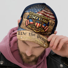 Load image into Gallery viewer, Personalized USA 250th Anniversary Classic Cap Gift for Dad
