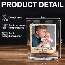 Load image into Gallery viewer, Personalized Photo Whiskey Glass Custom Gift for Dad
