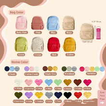 Load image into Gallery viewer, Personalized Corduroy Backpack for Kids - Custom Name Gift
