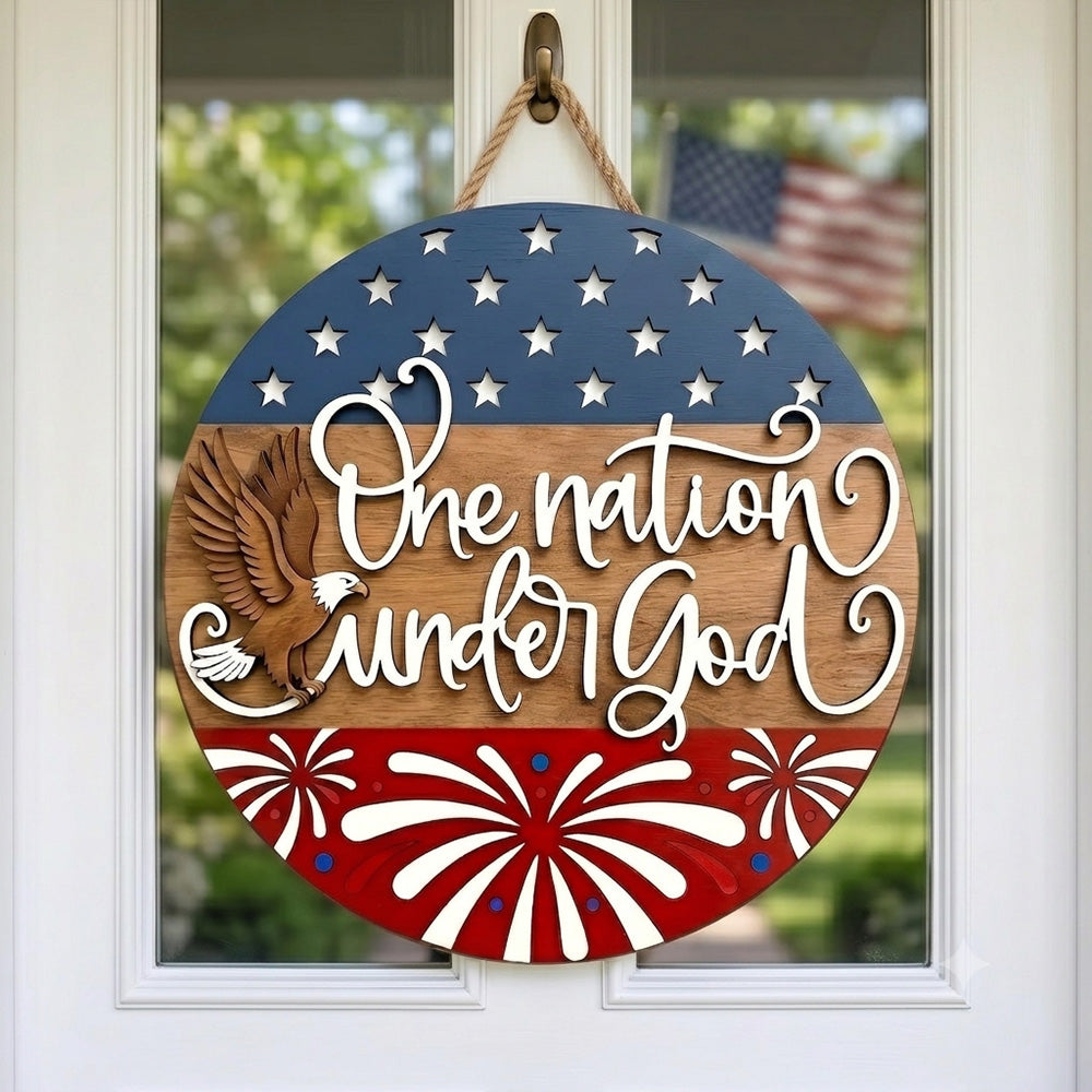 Personalized 250th Anniversary Patriotic Wood Sign Gift