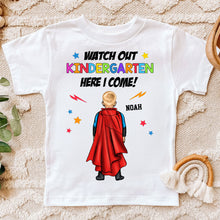 Load image into Gallery viewer, Personalized Kindergarten Shirt Custom Name Gift for Kids
