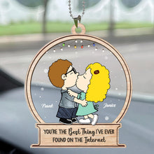Load image into Gallery viewer, Personalized Car Ornament for Couples - Unique Gift for Husband and Wife
