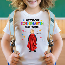 Load image into Gallery viewer, Personalized Kindergarten Shirt Custom Name Gift for Kids
