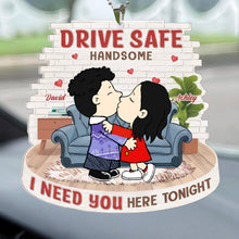 Load image into Gallery viewer, Personalized Acrylic Car Ornament for Couples | Custom Name Gift
