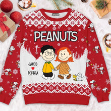 Load image into Gallery viewer, Personalized Peanuts Christmas Ugly Sweater Gift for Couple
