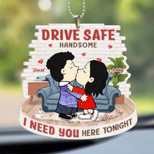 Load image into Gallery viewer, Personalized Acrylic Car Ornament for Couples | Custom Name Gift
