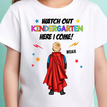 Load image into Gallery viewer, Personalized Kindergarten Shirt Custom Name Gift for Kids
