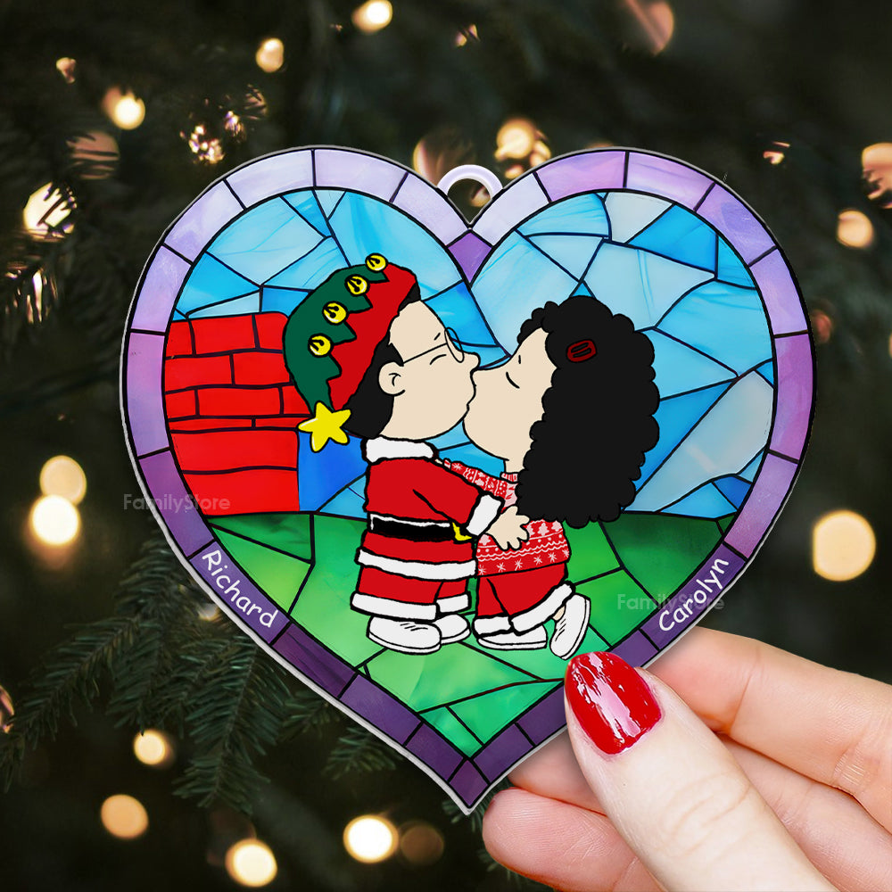 Personalized Peanut Couple Acrylic Ornament Gift for Couple