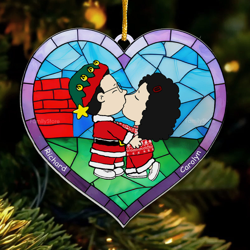 Personalized Peanut Couple Acrylic Ornament Gift for Couple