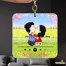 Load image into Gallery viewer, Personalized Acrylic Keychain with Couple Design for Him and Her
