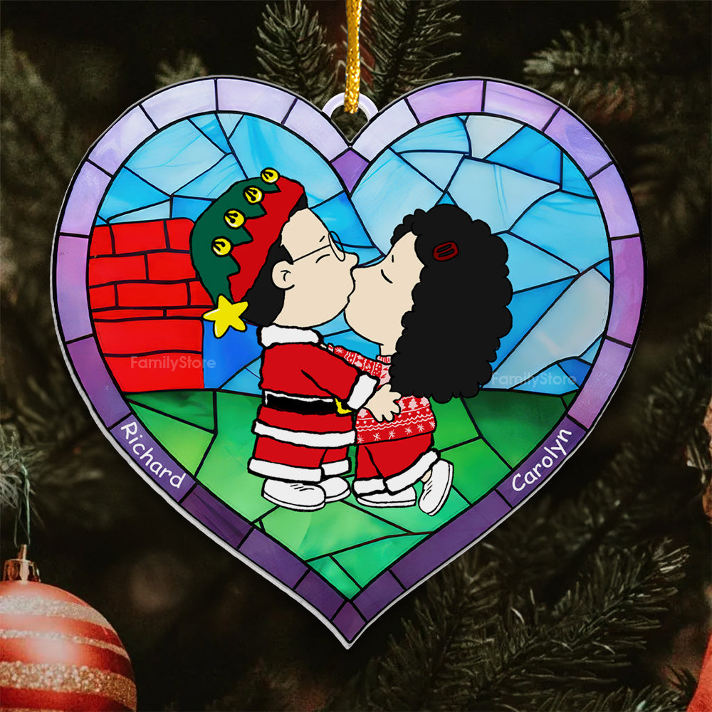 Personalized Peanut Couple Acrylic Ornament Gift for Couple
