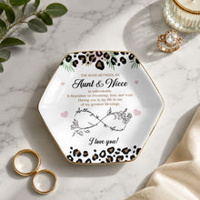 Load image into Gallery viewer, Personalized Hexagonal Jewelry Dish Custom Name for Niece
