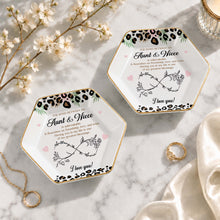 Load image into Gallery viewer, Personalized Hexagonal Jewelry Dish Custom Name for Niece
