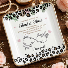 Load image into Gallery viewer, Personalized Ceramic Jewelry Dish Custom Gift for Niece
