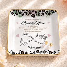 Load image into Gallery viewer, Personalized Ceramic Jewelry Dish Custom Gift for Niece
