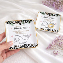 Load image into Gallery viewer, Personalized Ceramic Jewelry Dish Custom Gift for Niece
