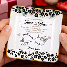 Load image into Gallery viewer, Personalized Ceramic Jewelry Dish Custom Gift for Niece
