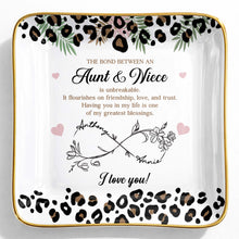 Load image into Gallery viewer, Personalized Ceramic Jewelry Dish Custom Gift for Niece
