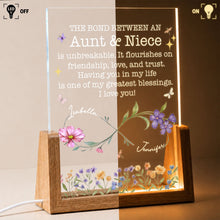 Load image into Gallery viewer, Personalized Acrylic Night Light Custom Name Gift for Niece
